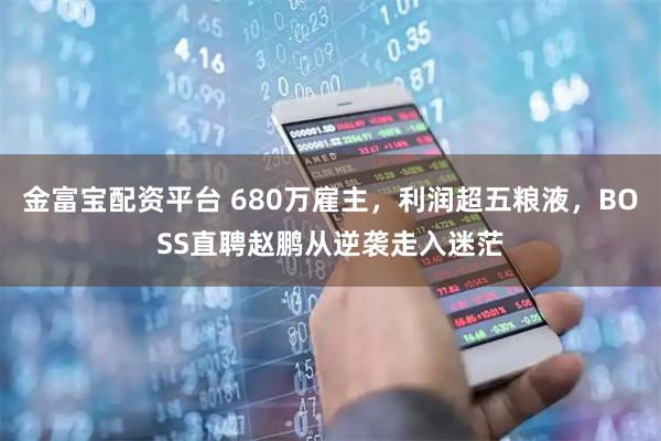 金富宝配资平台 680万雇主，利润超五粮液，BOSS直聘赵鹏从逆袭走入迷茫
