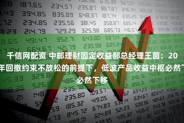 千信网配资 中邮理财固定收益部总经理王茵：2026年回撤约束不放松的前提下，低波产品收益中枢必然下移